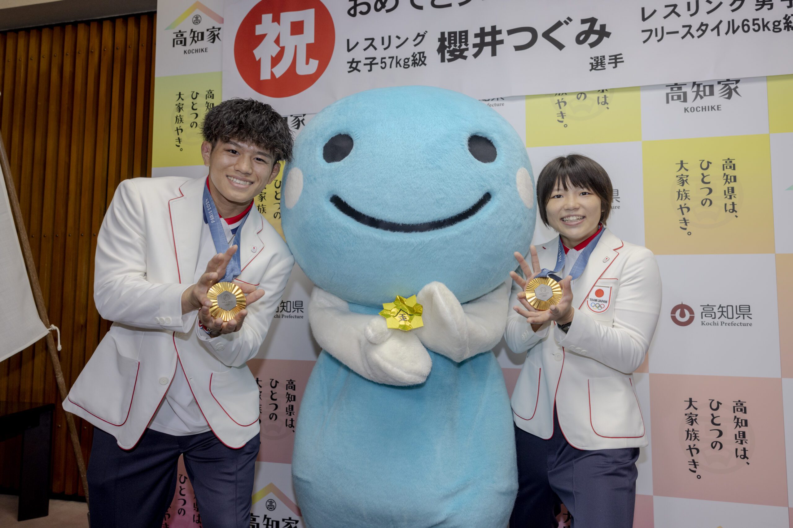 高知から世界へ！ パリオリンピック金メダリスト、櫻井つぐみ・清岡幸